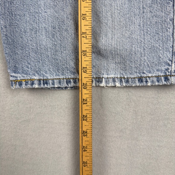 Y2K Levis 550 Relaxed Fit Denim Shorts Mens 34 Light Wash Blue Jeans Jorts VTG - Picture 16 of 16